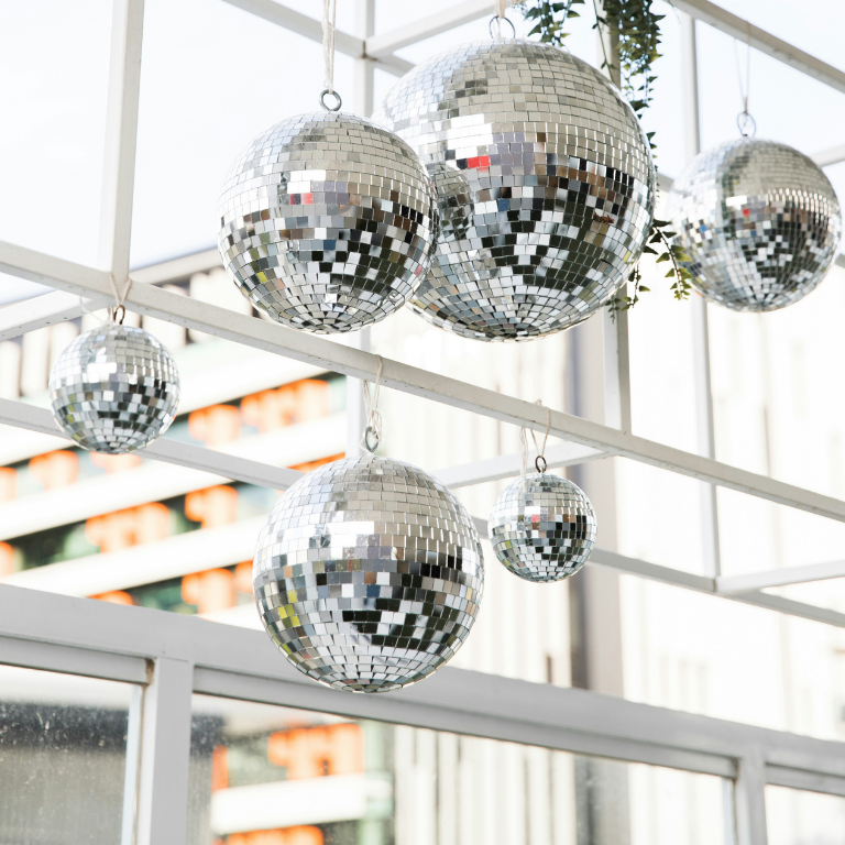 Party disco balls 